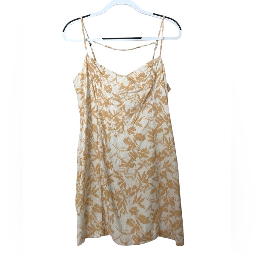 Abercrombie & Fitch Floral Linen Dress